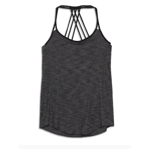 Lululemon Lighten Up Tank in Heathered Black Size 4 - Picture 6 of 6